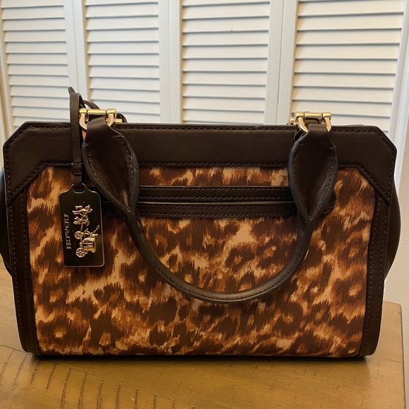Coach Madison Mini Lexington Carryall in Ocelot Leopard Print - Picture 4 of 4